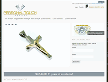 Tablet Screenshot of personaltouchjewelers.com